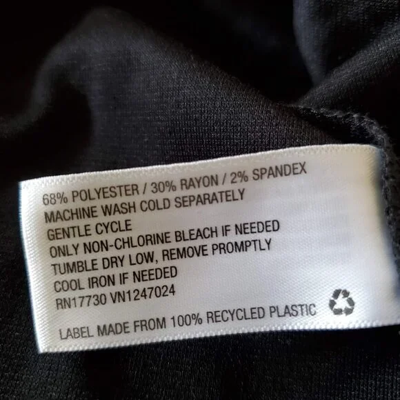 A New Day - Women's Ruched Ponte Mini Skirt - Black Size L - Picture 8 of 11